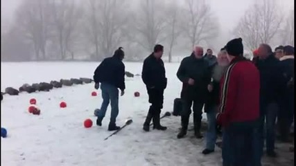 Стрелба с огромно черешово топче
