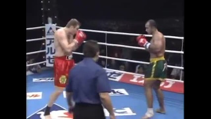 K-1 World Grand Prix 2001 Полу-финал Alexander Ignashov vs Frcancico Filho