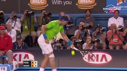 Nadal vs Federer - Australian Open 2012 - Part 1!