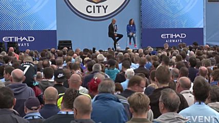 UK: Manchester City fans welcome new manager Pep Guardiola