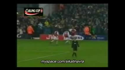 Francesc Fabregas First Goal For Arsenal