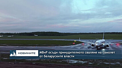 МВнР осъди принудителното сваляне на самолет от беларуските власти