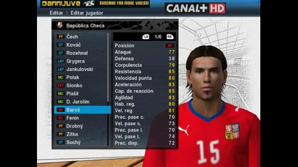 Pes 2010 Лица - Чехия 