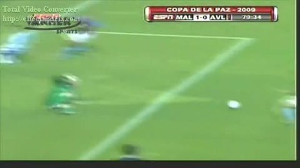Със Стенли капитан,  Вила падна от Малага - Aston Villa 0:1 Malaga