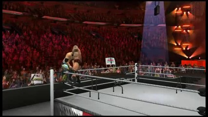Svr2011 Rko off the top turnbuckle 