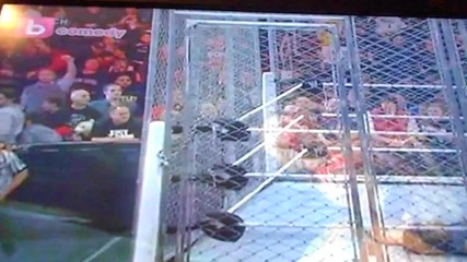 Wwe Бг Аудио - The Usos vs Bray Wyatt and Daniel Bryan ( Steel Cage Match ) - Wwe Raw