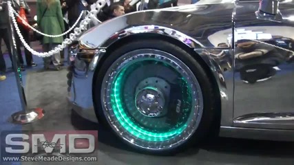 West Coast Customs Audi R8 - Chrome Paint, Clear Wheels Ces 2011