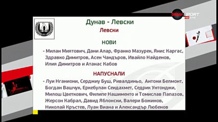 Какви трансфери осъществиха в Левски и Дунав?