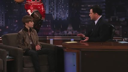N O V O Justin Bieber gostuva na Jimmy Kimmel [ chast 1 5 ] 10.02.2011