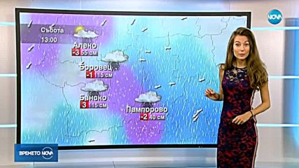 Прогноза за времето (10.02.2018 - обедна емисия)