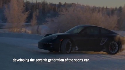 Porsche 911 при -31 градуса