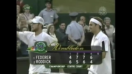 Federer vs Roddick - Wimbledon 2004! - The Full Match! - Part 10/11!