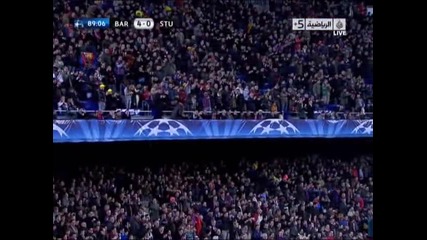 17.03.2010 Барселона 4 - 0 Щутгарт гол на Боян Къркич
