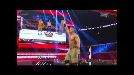 Wwe Extreme Rules 2013 John Cena Vs Ryback Last Man Standing Match Wwe Championship Part 1
