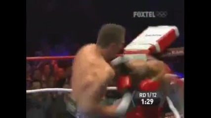 Roy Jones Нокаутиран в първи рунд - Отказване 