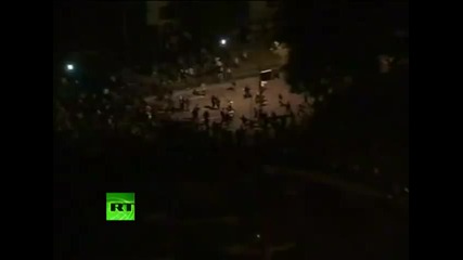 Кайро стрелба и бой с полицията и м/у двете страни 