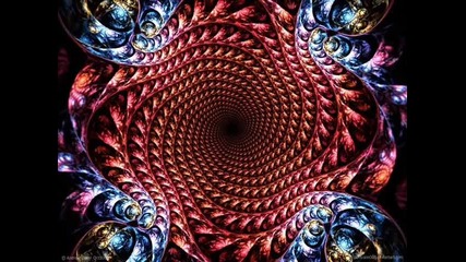 Mystical sun-blue magnetic ocean
