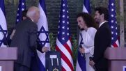 Моментът, в който израелска певица отказа да се ръкува с Байдън