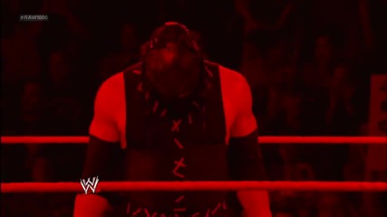 The Undertaker Returns and Helps Kane - Wwe Raw 7_23_12 (raw 1000)