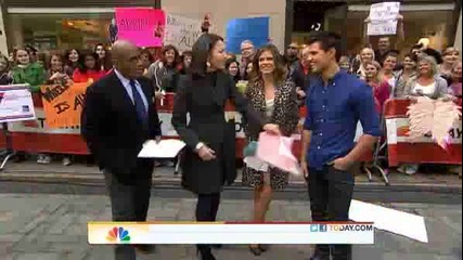 The Today Show - Taylor Lautner