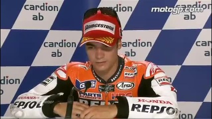 Dani Pedrosa interview after the Czech Gp 