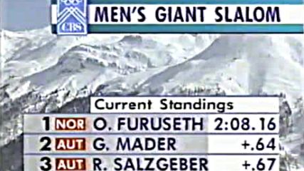 1992 Winter Olympics - Mens Giant Slalom