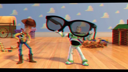 Toy Story 3d Trailer in 3d Anaglyph
