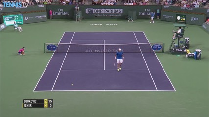 Indian Wells 2015 a Hot Shot By Novak Djokovic