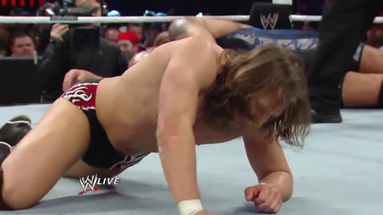 Daniel Bryan & Big Show vs. Batista & Randy Orton Raw (10.03.14)