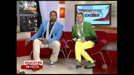 Андреа и Кости / интервю в румънско тв шоу
