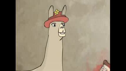 Llamas with hats