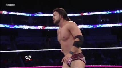 Justin Gabriel vs. Big E Langston - Wwe Superstars 11.10.2013