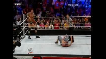 #27 Wwe Extreme Rules 2010 - Batista vs John Cena ( Last Man Standing Match)