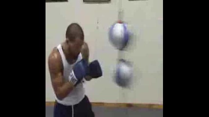 Kermit Cintron Training At Deer Lake
