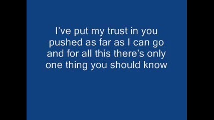 Linkin Park - In The End Lyrics +[tekts]