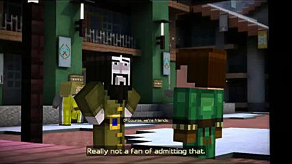 Minecraft Story Mode Епизод 8 Не е зле за човек който никога до сега не е играл Hungar Games Вария 1