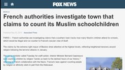 French Authorities Investigate Town That Claims to Count Its Muslim Schoolchildren