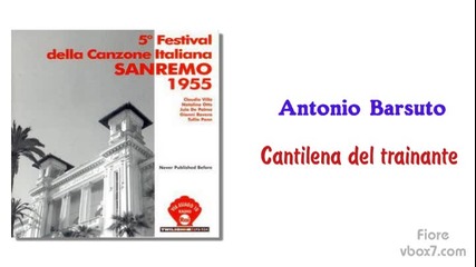 17. Antonio Barsuto- Cantilena del trainante