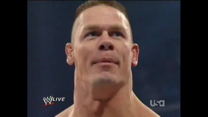 John Cena saves Eve Torres from Kane (1_30_12)