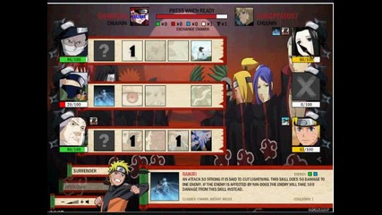 Naruto - arena Shabigan ladder game