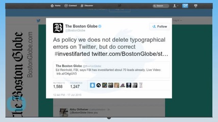 The Boston Globe Accidentally Tweeted #Investifarted