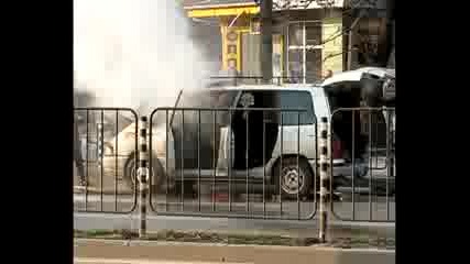 пожарна в центъра на София в най голямото задръстване понеделник 04,04,2011г. около 19h.