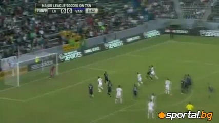 Бекъм с гол, Ла Галакси - Ванкувър 2:0 (02.09.2012)