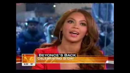 Beyonce - ( Today Show Interview )