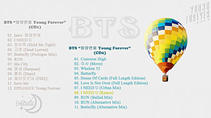 [full] Bts - Young Forever (cd1+cd2) _ Best Song Of Bts pt.3