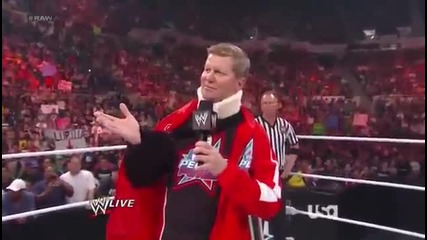 John Cena vs David Otunga and John Laurinaitis Handicap Match
