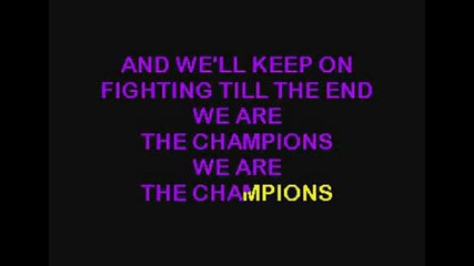 Queen - We Are The Champions - Karaoke