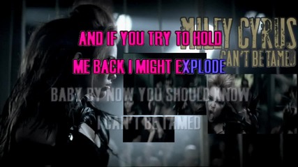 Can t be tamed - Miley Cyrus (karaoke Instrumental) 