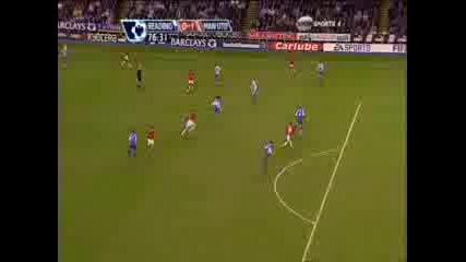 Reading 0:2 Manchester United (rooney)