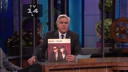 She & Him Appear On Leno With Special Christmas Song
